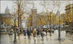 (image for) Galien-Laloue: Autumn Parisian Scene